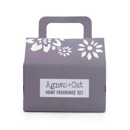 Agnes & Cat Windemere Fragranza Set Regalo - Bruciatore a Nafta, Cere Aromatiche e Candela da Tè