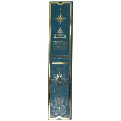 البخور الفيروزي AROMA طقم البخور لطخة كريستال - أعواد البخور بالمعادن - 1 علبة 20 جرام.