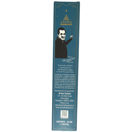 Kit Incenso Turchese AROMA Smudge Incenso Crystal - Bastoncini di incenso con minerali - 1 scatola da 20gr.