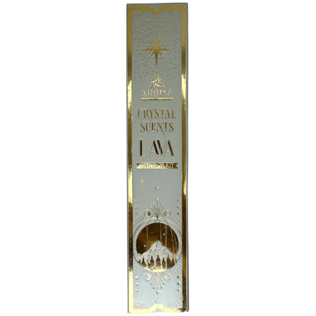 Lava Tămâie AROMA Smudge Kit Tămâie Cristal - Bețișoare de tămâie cu minerale - 1 cutie de 20gr.