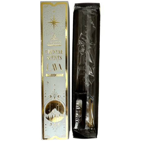Lava Tămâie AROMA Smudge Kit Tămâie Cristal - Bețișoare de tămâie cu minerale - 1 cutie de 20gr.