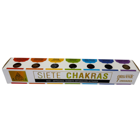 Zeven Chakra's Geactiveerde Geurbommen Aroma Geuren - 7 Organische Wierookbommen