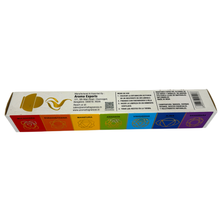 Bombitas Defumación Activada Siete Chakras Aroma Fragrances - 7 Bombitas de incienso orgánicas