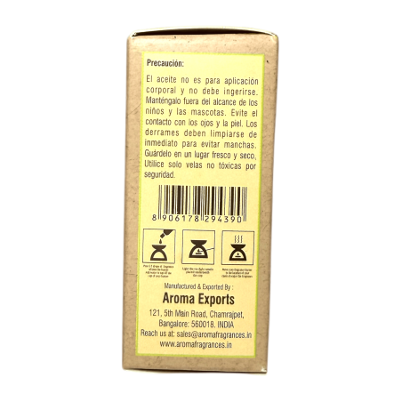 Citronnelle Arôme Parfums Huile parfumée à la citronnelle 10ml.