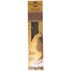 Incenso de Sândalo SACRED ELEMENTS HEM - 10 palitos orgânicos artesanais
