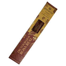 Organic Red Fruits and Royal Rose with Rose Petals Aromanza Argentina - 6 natural sticks - Empowerment