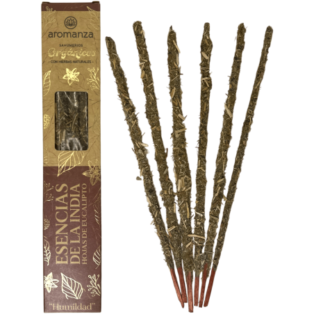 Organic Stirring of India with Natural Herbs Aromanza Argentina - 6 natural sticks - Humility