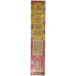 Encens Bio Baissant Baies aux Pétales de Rose Aromanza Argentina - 6 sticks naturels - Douceur de la Maison