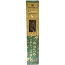 Rută nativă organică și rozmarin cu frunze de rozmarin Aromanza Argentina - 6 bețișoare naturale - Împotriva invidiei