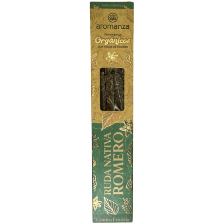 Organiczna Rodzima Ruta i Rozmaryn z Liśćmi Rozmarynu Aromanza Argentyna - 6 naturalnych patyczków - Against Envy