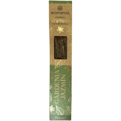 Sahumeri Orgànic Gardenia i Jazmín amb Flors Naturals Aromanza Argentina - 6 varetes naturals - Plaer