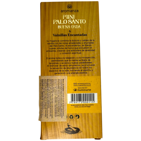 ミニパロサントグッドウェーブインセンスとエンチャンテッドバニラアロマンツァアルゼンチン - 8 Smokes 40min duration - Abundance