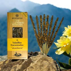 Mini tămâie Palo Santo Good Wave cu vanilii fermecate Aromanza Argentina - 8 fumuri 40min durata - Abundență