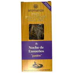Mini Palo Santo Gute Welle Weihrauch Traumhafte Nächte Aromanza Argentinien - 8 Rauch 40min Dauer - Passion