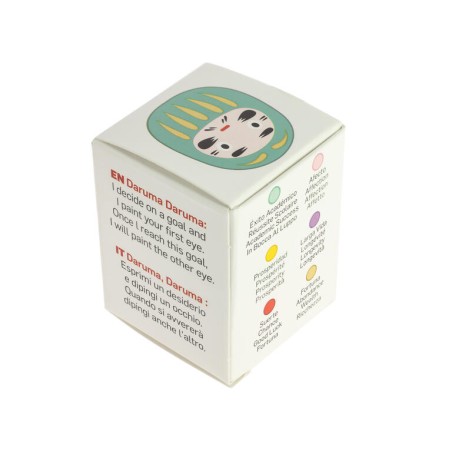Daruma Turquoise Mic Succes Academic - Japonia Tradițională - Purpose Doll
