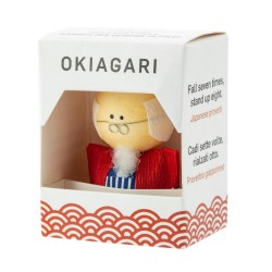 Okiagari Tentetieso Morfar Sofu - Japansk docka
