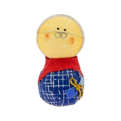 Okiagari Tentetieso Mormor Sobo - Japansk docka