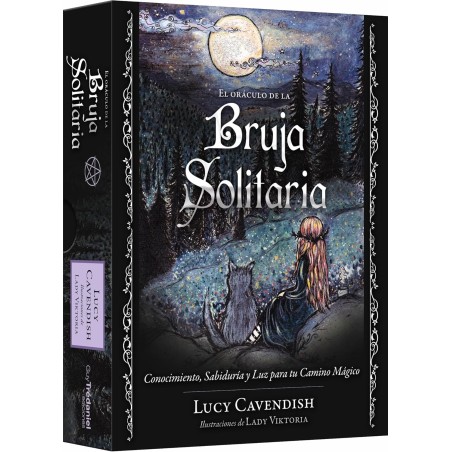 O Oráculo da Bruxa Solitária - Lucy Cavendish - 45 cartas e Guia de 184 páginas