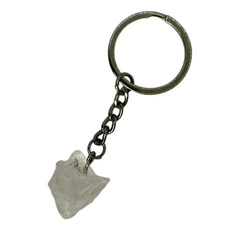 Raw Mineral Keychain Rose Quartz - Love, Peace, Harmony and Healing