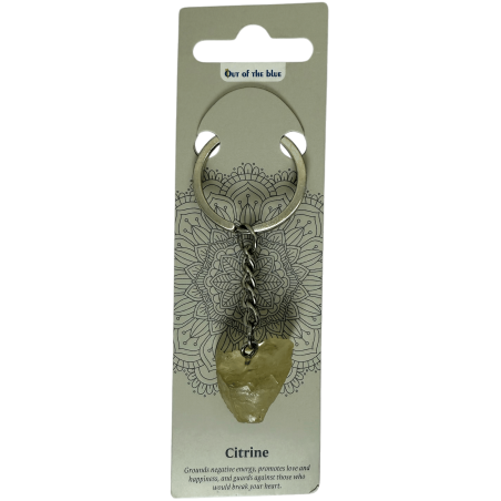 Clauor Mineral en brut Citrino - Felicitat, Prosperitat i Alegria