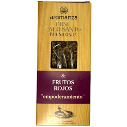 Incienso Mini Palo Santo Buena Onda Frutos Rojos Aromanza Argentina - 8 Sahumerios 40min duración - Empoderamiento
