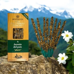 Mini Palo Santo Good Wave Tămâie Iasomie din țară Aromanza Argentina - 8 Fumuri 40min durată - Plăcere