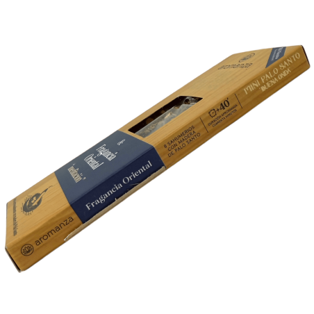 Mini Palo Santo Good Wave Rökelse Orientalisk Doft Aromanza Argentina - 8 Rökelse 40 min varaktighet - Meditation