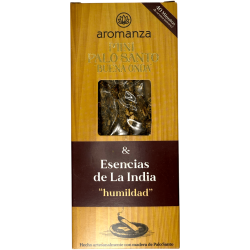 Mini Palo Santo Good Wave Weihrauch Essenzen aus Indien Aromanza Argentinien - 8 Rauch 40min Dauer - Demut