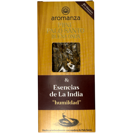 Mini Palo Santo Good Wave Essences d’Encens d’Inde Aromanza Argentina - 8 Fumées Durée 40min - Humilité