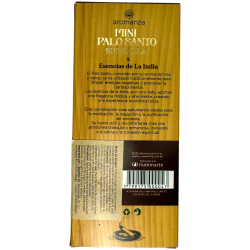 Mini Palo Santo Good Wave Incense Essences of India Aromanza Argentina - 8 Smokes 40min duration - Humility