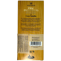 Mini Palo Santo Good Wave Kokosnoot en Vanille Wierook Aromanza Argentina - 8 Wierookstokjes 40min duur - Innerlijke Rust
