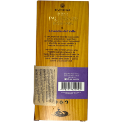 Mini Palo Santo Bonne Vague Lavande de la Vallée Encens Aromanza Argentina - 8 Encens durée 40min - Anti Stress