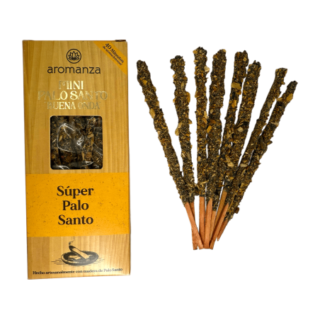 Mini Palo Santo Good Wave Super Palo Santo Incenso Aromanza Argentina - 8 Fumi durata 40min