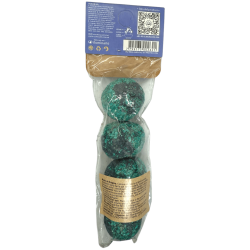 Aromanza Argentina Magic Protection Spheres - 4 bombe de dezfumare cu frunze de benzoină, eucalipt, mentă și rozmarin