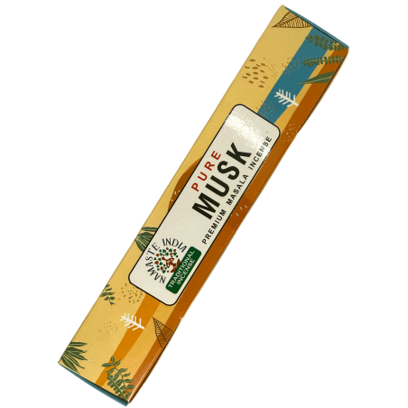 Encens pur musc Namaste India Premium Masala - paquet de 15gr.