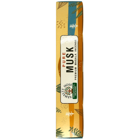 Reiner Weihrauch Moschus Namaste India Premium Masala - 15gr Packung.