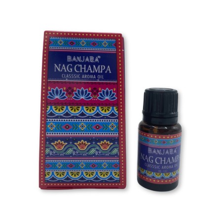 Aceite de Fragancia Nag Champa Banjara 10ml.