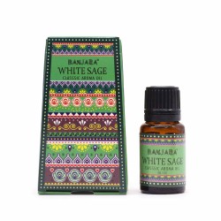 Aceite de Fragancia Salvia Blanca Banjara 10ml.