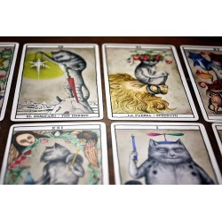 Ana Juan's Tarot Katten - Fournier - 78 Full-color kaarten en instructieboekje