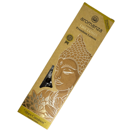 Tibetischer Weihrauch Zitrone öffnet Räucherstäbchen Wege Aromanza Argentina - Handwerklicher Weihrauch 8 extra dicke handgemach