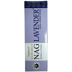 Incenso de Lavanda GOLDEN NAG Dhoop - Palitos de Dhoop Masala - 1 pacote de 10 barras