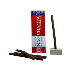 GOLDEN NAG Dhoop Champa Räucherstäbchen - Masala Dhoop Sticks - 1 Packung mit 10 Riegeln
