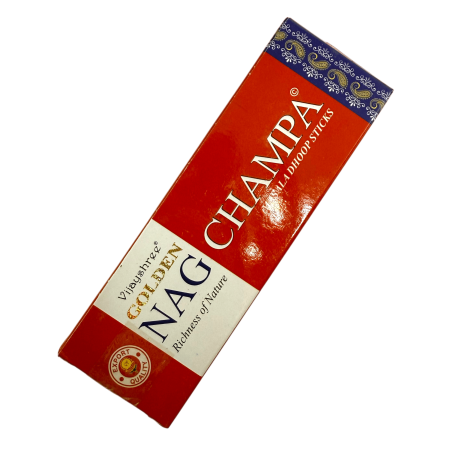 GOLDEN NAG Dhoop Champa Tămâie - Masala Dhoop Sticks - 1 pachet de 10 batoane