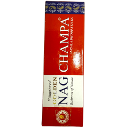 Encens GOLDEN NAG Dhoop Champa - Masala Dhoop Sticks - 1 paquet de 10 barres