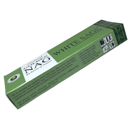 GOLDEN NAG White Sage Dhoop Räucherstäbchen - Masala Dhoop Sticks - 1 Packung mit 10 Riegeln