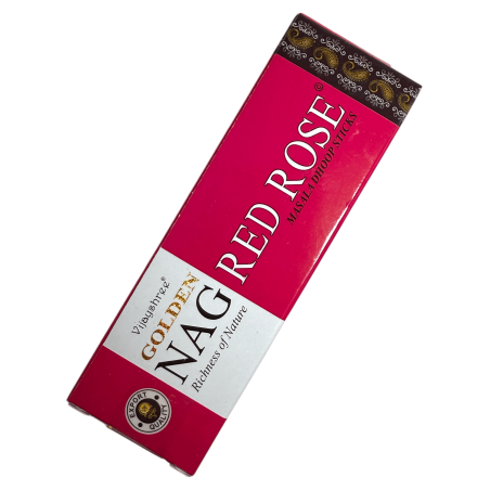 GOLDEN NAG بخور دهوب روزز - أصابع ماسالا دوب - 1 عبوة من 10 قطع