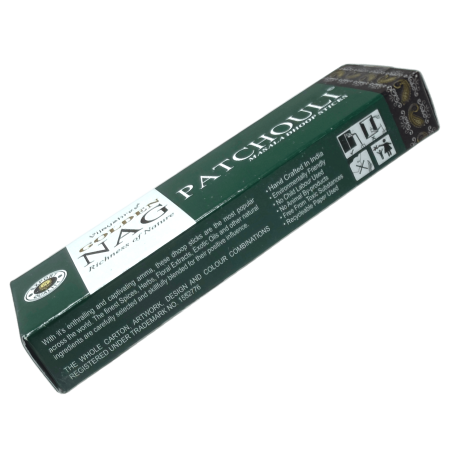 GOLDEN NAG Dhoop Patchouli Incense - Masala Dhoop Sticks - 10バールの1パック