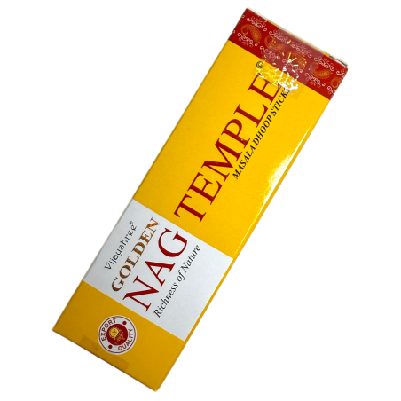 GOLDEN NAG Dhoop Temple Incense - Masala Dhoop Sticks - 10 スティックの 1 パック