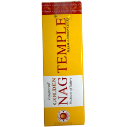 Incenso GOLDEN NAG Dhoop Temple - Pauzinhos de Dhoop Masala - 1 pacote de 10 palitos