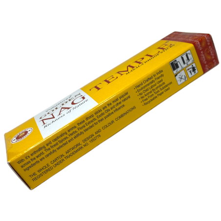 GOLDEN NAG Dhoop Temple Incense - Masala Dhoop Sticks - 10 スティックの 1 パック